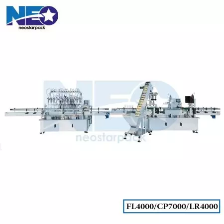 Линия розлива и укупорки пищевых и медицинских продуктов